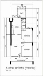 Blk 119 Ho Ching Road (Jurong West), HDB 3 Rooms #600711371